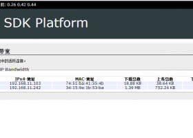 PandoraBox 查看连接的用户的网速和流量